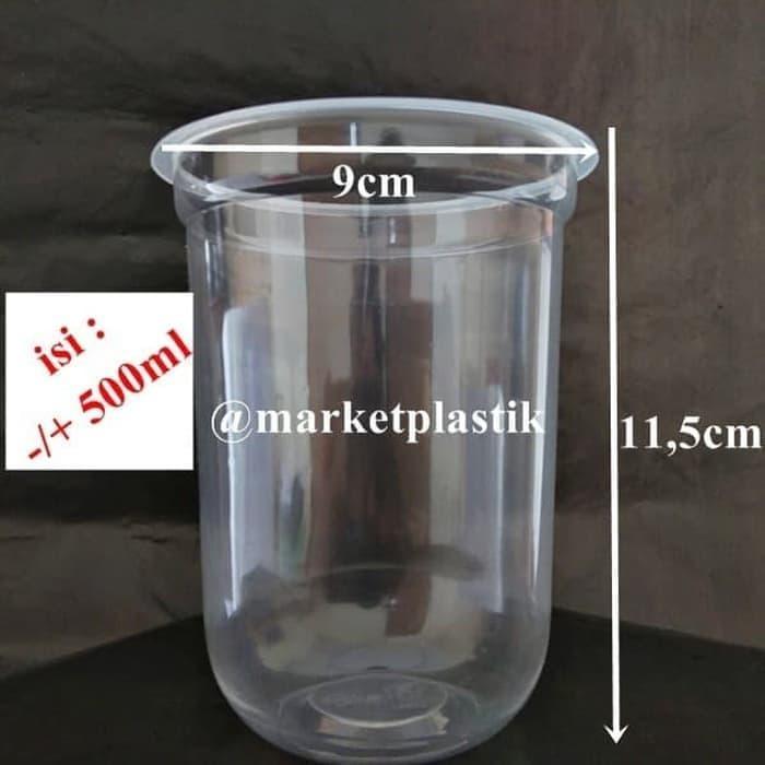 Grosir Cup Oval/Oval Cup 16Oz/Gelas Oval/Cup Pp Oval/Gelas Plastik