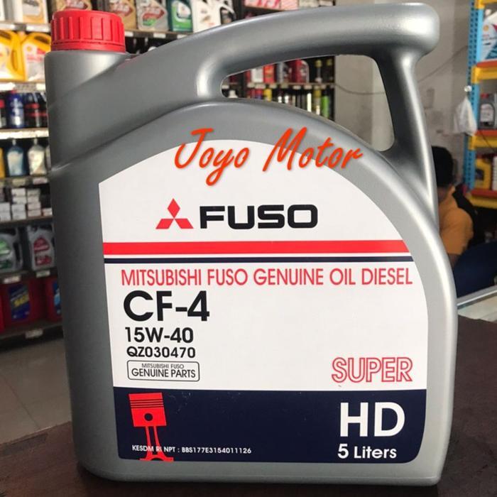 Oli Mesin Diesel Asli Mitsubishi Cf-4 Super Hd Sae 15W-40 5 Liter Qz030470