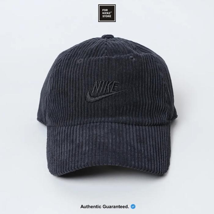 NIKE CLUB UNSTRUCTURED CORDUROY CAP BLACK