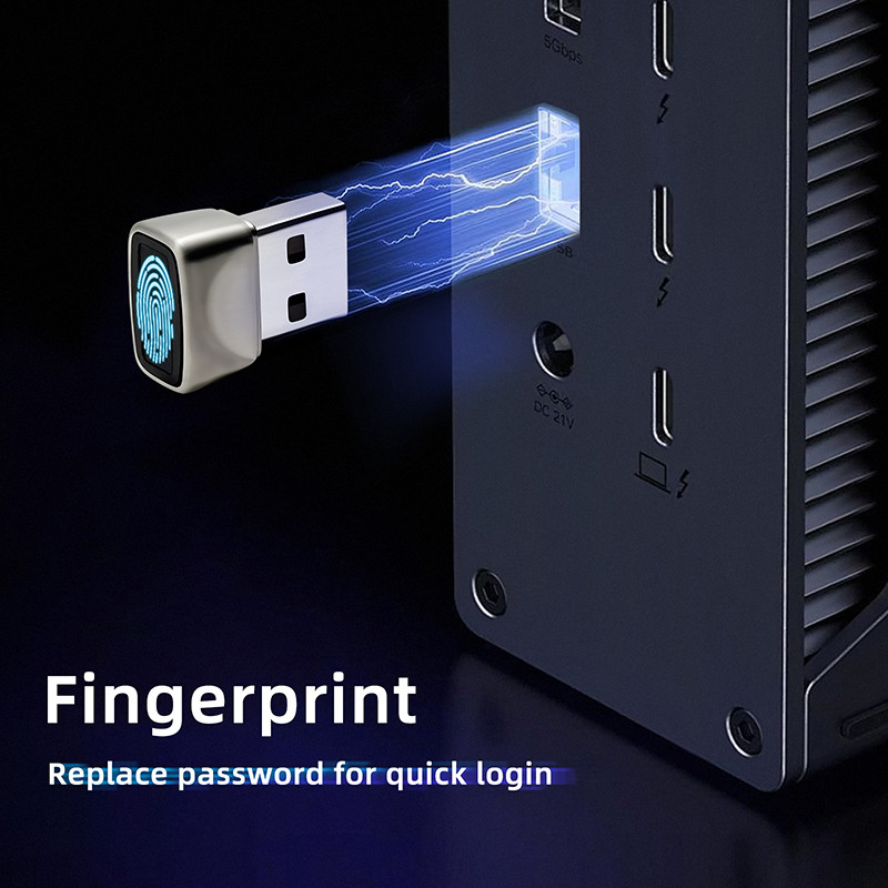 Mini Biometric Fingerprint Login Lock Windows 10 Hello Fingerprint Reader Module For PC Laptop USB