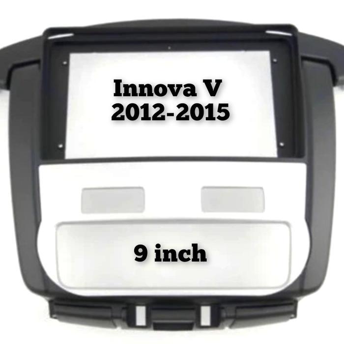 Ready frame doubledin android 9 inch innova type V ac digital 2012-2015