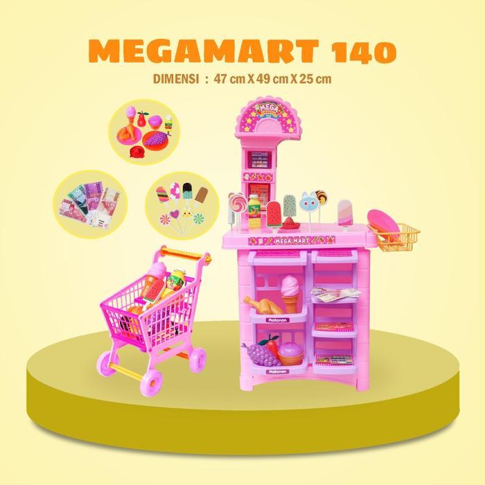 Cocomelon Toys - Megamart 140 Mainan Anak Kasir Supermarket