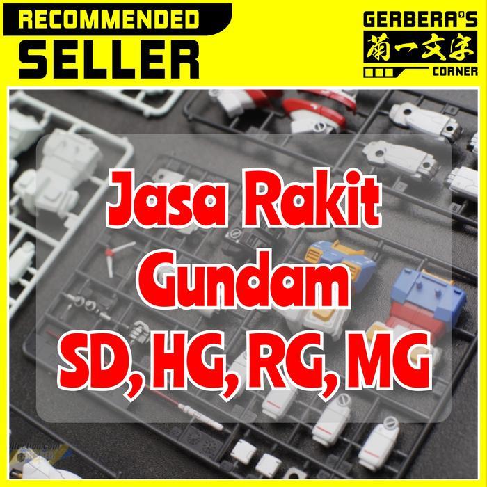 Jasa Rakit Gundam SD, HG, RG, MG Gundam Model Kit Bandai