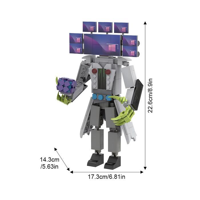 TWW Skibidi Toilet/Model Building Blocks/Titan TV Man/Titan TV Man Murah/Titan TV Man Upgrade/Mainan