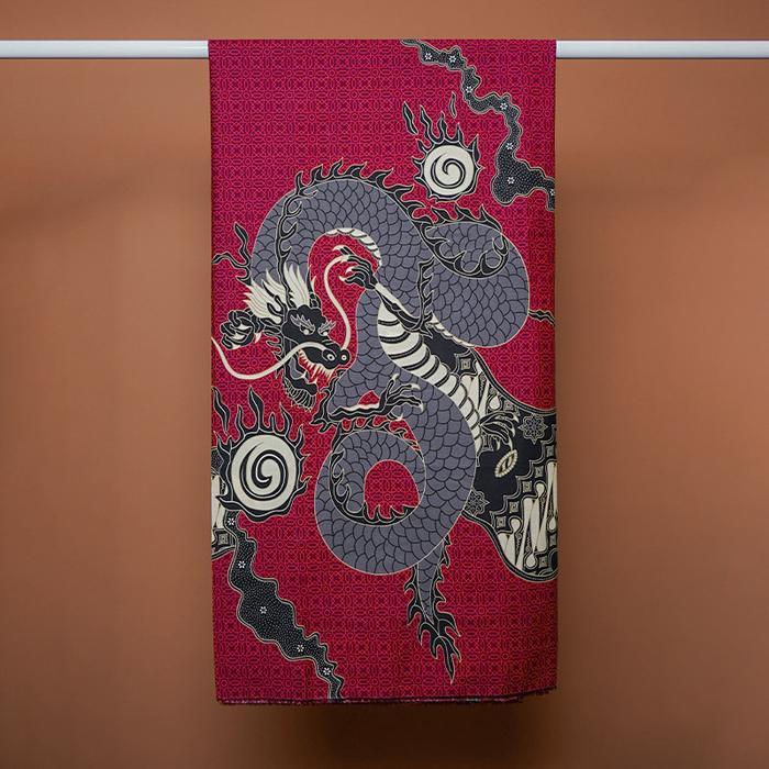 Hadinata Kain Batik Katun Superfine Bilva Maroon