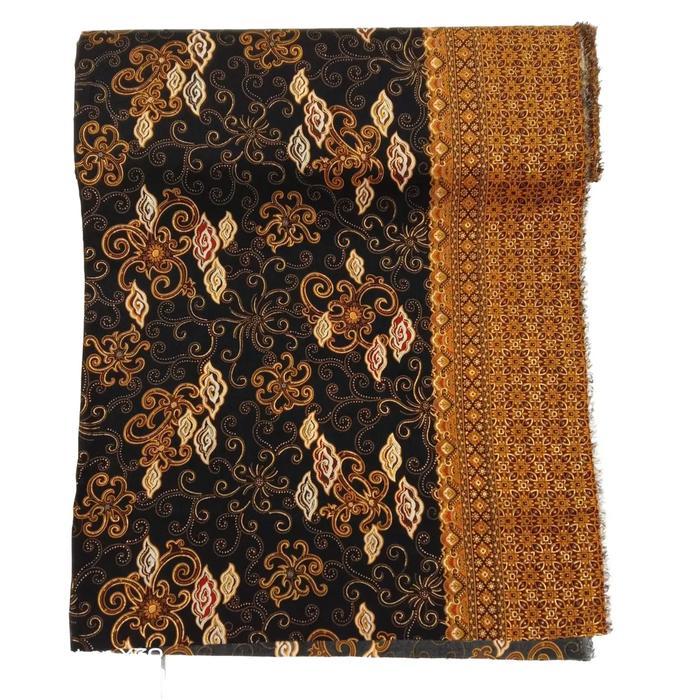 Kain batik sutra halus bahan batik meteran Untuk Baju Kemeja/Rok Seragam Kebaya