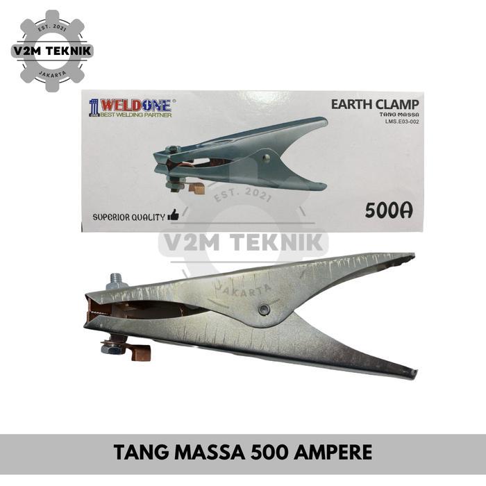 Weldone Tang Massa 500A / Earth Clamp 500 A / Stang Las Klem Masa 500 Ampere