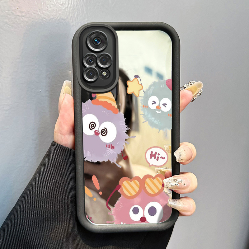 Casing Hp Xiaomi Redmi Note 11 Redmi Note 11s Redmi Note 11 Pro 5G Case Casing Bola rambut yang lucu