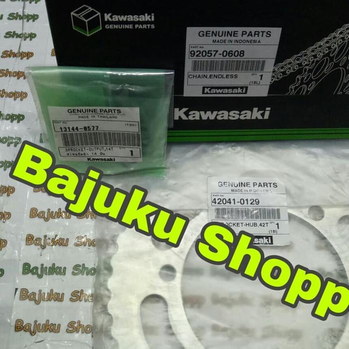 Paling Baik Gearset Girset Gear Set Gir Set Ninja 250 Mono Ninja Rr Mono Z250 Sl Z250 Sl Original