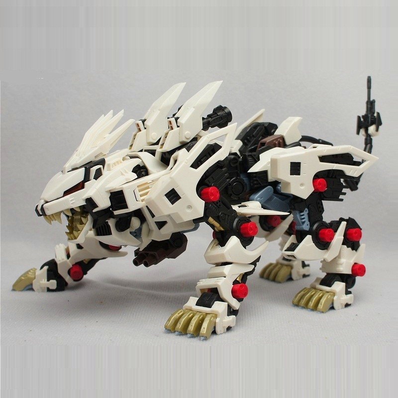 BT Building Blocks ZOIDS RZ-041 White Liger ZERO 1:72 Scale Full Action Plastic Kit Assemble Model