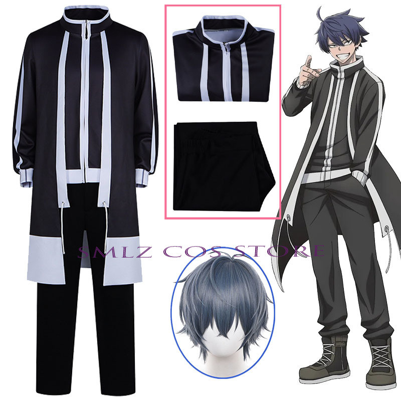 Shiki Ichinose Cosplay Anime Tougen Anki Cosplay Costume New Dk Man School Uniform Shiki Wig Suit