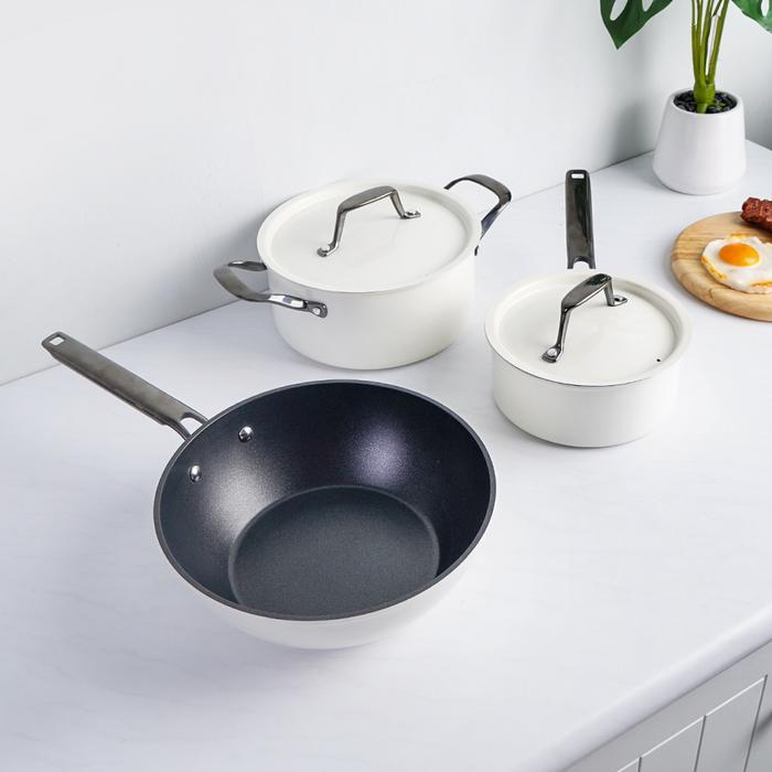 JMP Cooking Color Set 5 Pcs Lionel Perlengkapan Masak Set Panci Cookware Set Pot & Pan Alat Dapur