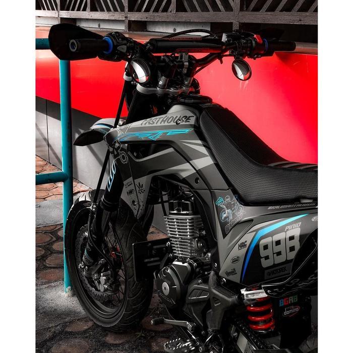 Decal Crf 150 L Supermoto Pola Presisi Custom Desain