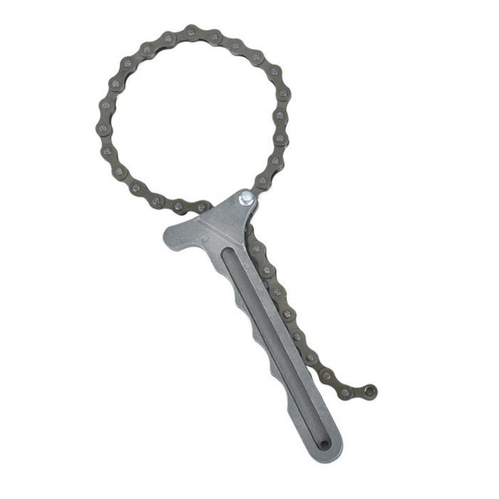 Junior Rantai Kunci Filter Oli Mobil 9" Kunci Filter Solar Alat Pembuka Filter Oli Kunci Saringan