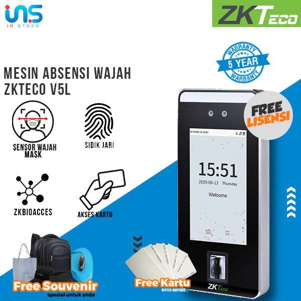 TERLARIS Mesin Absensi Fingerprint ZKTECO SpeedFace Dan Mesin Akses ZKTECO V5L SALE