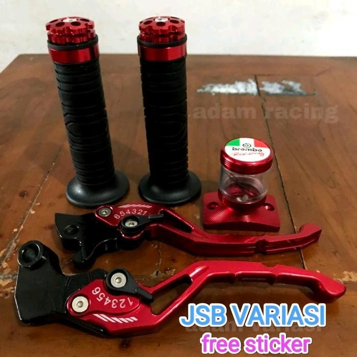 Handle Rem + Handgrip + Tutup Tabung Rem Vixion Scorpio Rx King R15 - Jsb Variasi