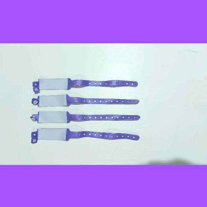 Ready ID BAND UNGU / GELANG PASIEN UNGU