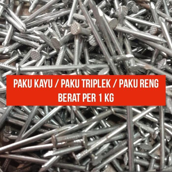 Paku 1kg Paku kayu 2cm / 2.5cm / 3cm / 4cm Berat 1 Kg Paku Kayu Paku Reng Paku Kaso Paku Triplek 1kg