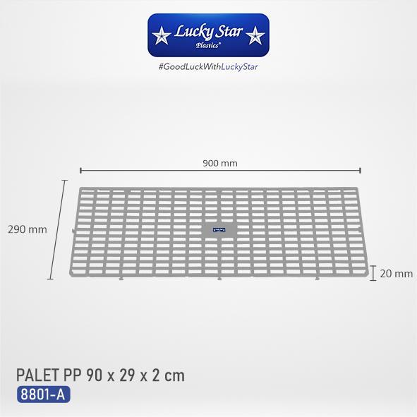 Palet plastik / Alas kandang / Tatakan / Pabrik / Gudang ( PP ) M