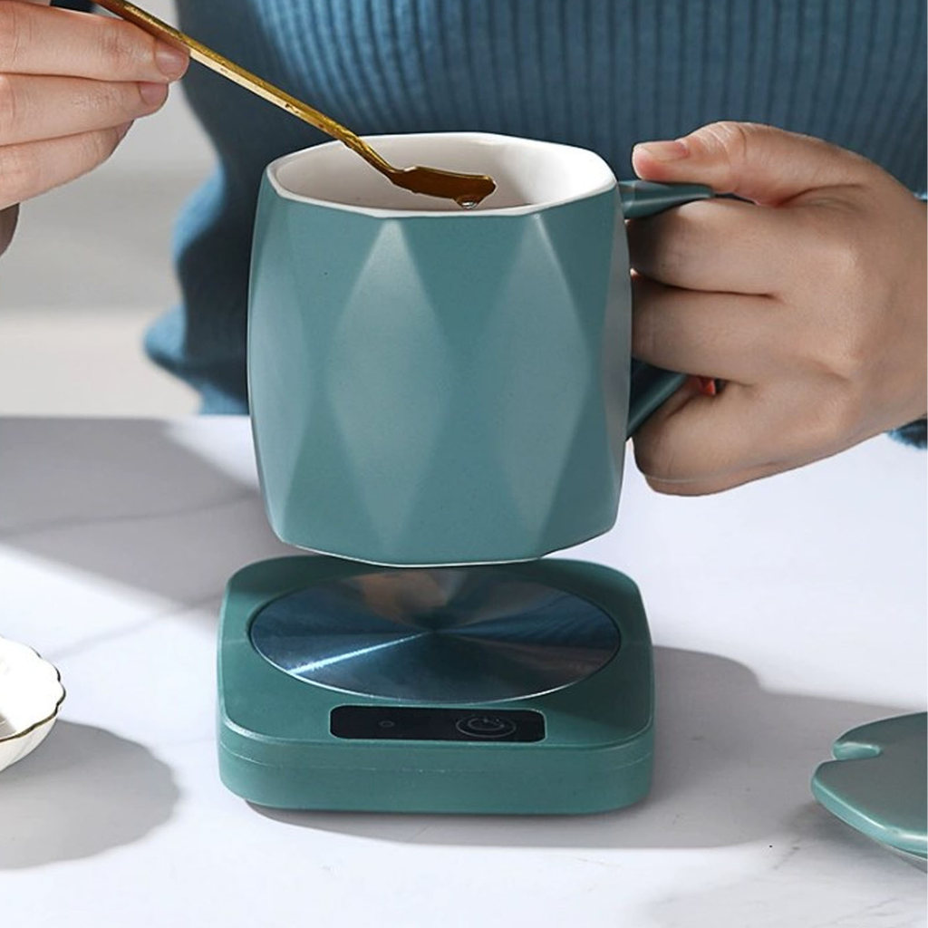 Smart Coffee Warmer Coffee Mug Warmer for Desk 16W Electric Coffee Cup Warmer Heating Plate for