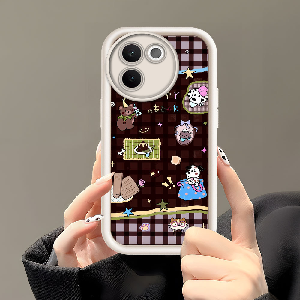 Casing Hp Untuk VIVO V30E 5G Phone Case Softcase Soft Imut Kesing Kartun Cassing DXH30 6065 TY