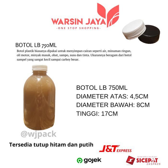BOTOL PLASTIK LB 750ML