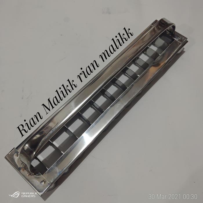 Cetakan Kue Kering Kue Kacang Kastenggel Uk Besar Motif Oval Bahan Stainless