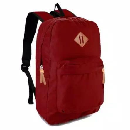 JTTOP" TAS RANSEL POLOS PRIA WANITA TAS PUNGGUNG KLASIK SIMPLE TAS SEKOLAH SD SMP SMA STM KANVAS