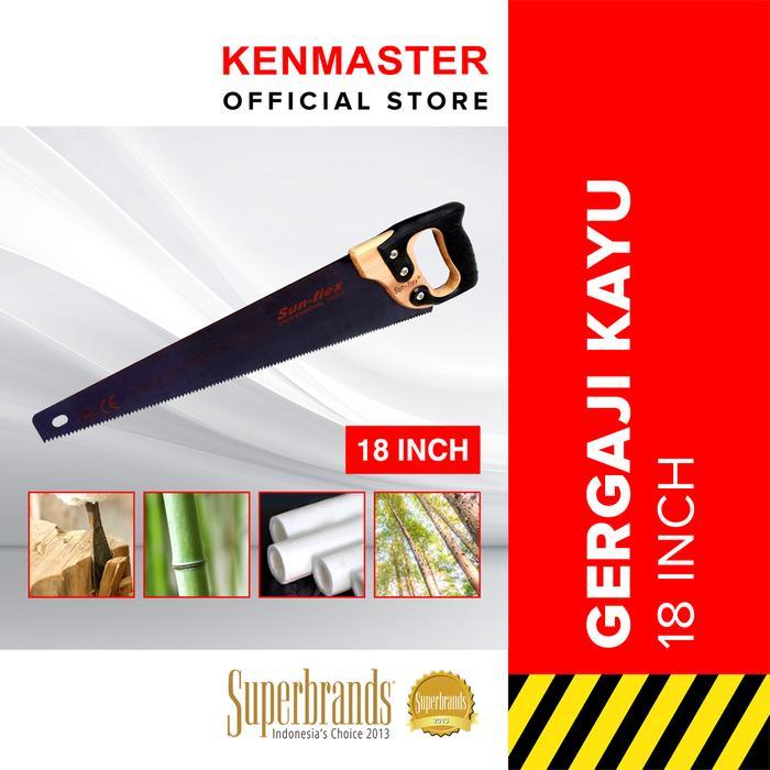 Sunflex Gergaji Kayu + Karet 18 Inch Gergaji Tangan Gergaji Pegang Gergaji Tajam