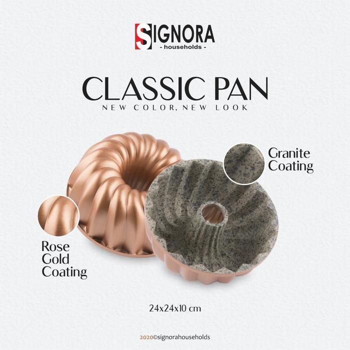 Classic Pan Signora/Loyang Sultan Signora/Loyang Kue/Loyang Puding