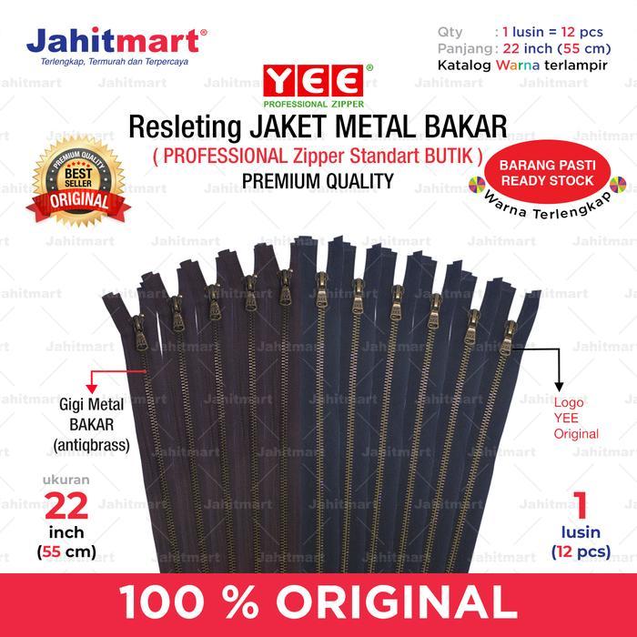 RESLETING JAKET BESI BAKAR MERK "YEE" / MABO 22 INCI (55CM) "LUSIN"