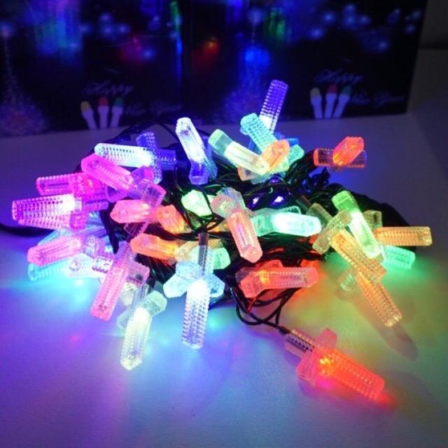 Lampu Hias Natal Salib musik dan non musik