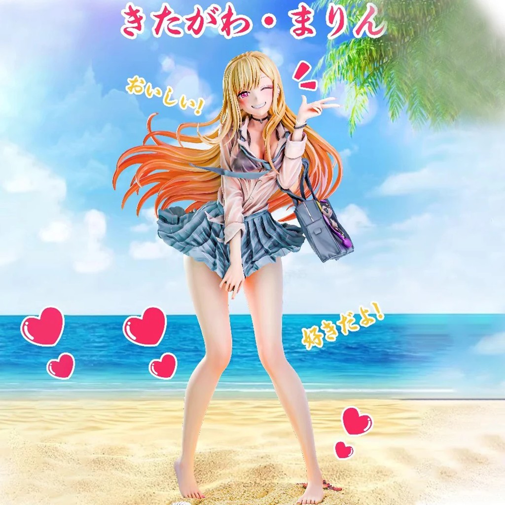27cm Marin Kitagawa Sexy Anime Girl Figure My Dress-Up Darling Shizuku Kuroe Action Figure Adult