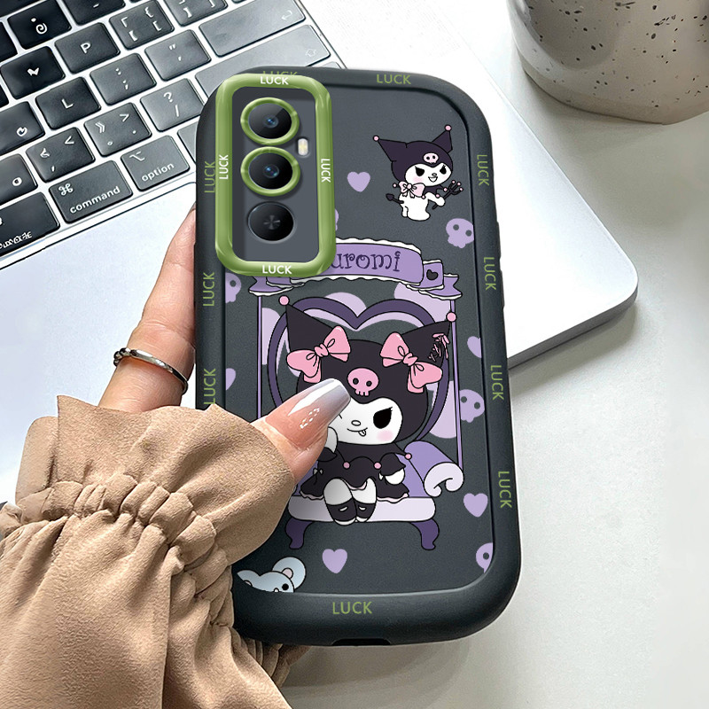 Casing Hp untuk Realme C65 Case Casing HP Softcase Puff Kasing ponsel Drop silikon tahan Iblis yang 