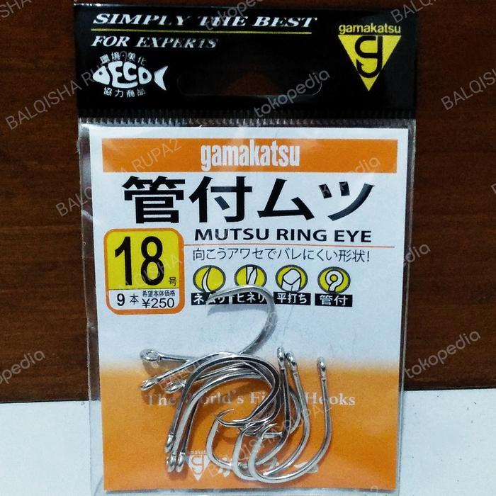 Ori Made In Japan - Circle Hook Anti Mocel - Gamakatsu Mutsu Ring Eye Pancing Mancing