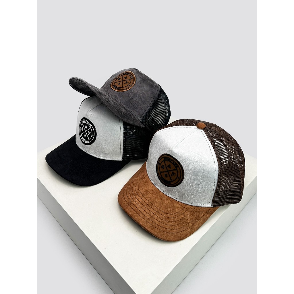 High Quality British Hard Top Mesh Baseball Hat Men Women Retro Sunshade Baseball Cap Outdoor