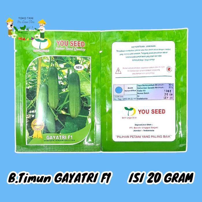 Najwa Gadget Bibit Timun Tahan Virus Gayatri F1 20 Gram You Seed Setara Benih Bandana Panah Merah