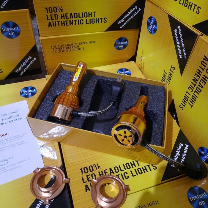 Lampu H4 Dan H11 Mobil 2 Warna Putih Dan Kuning