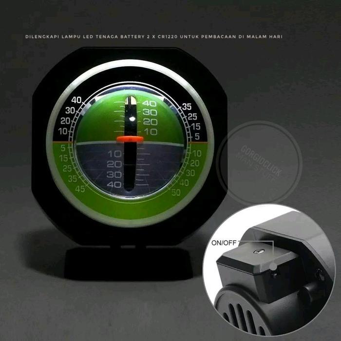 Car Inclinometer Mobil Dengan Back-Light Led Terjamin