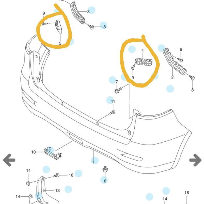 Breket Bemper Bemper Belakang Side Ertiga