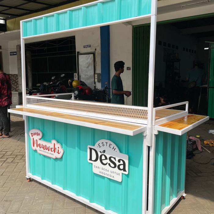 Booth Lipat Portable custom ukuran dan design - UKURAN 150x70