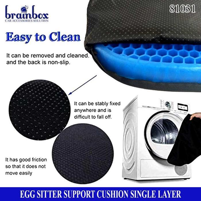 Egg Sitter Alas Duduk Silikon Gel Bantal Alas Duduk Premium