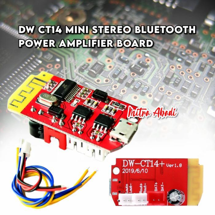 DW-CT14 Mini Stereo Bluetooth Power Amplifier Board