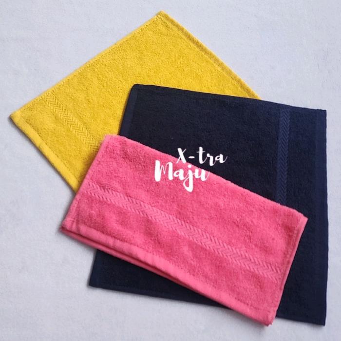 "New" handuk wajah kecil muka handuk wajah polos katun saputangan lembut