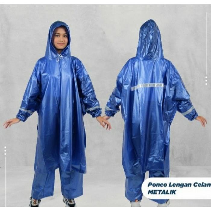 JASHUJAN PONCHO LENGAN CELANA METALIK IBEX