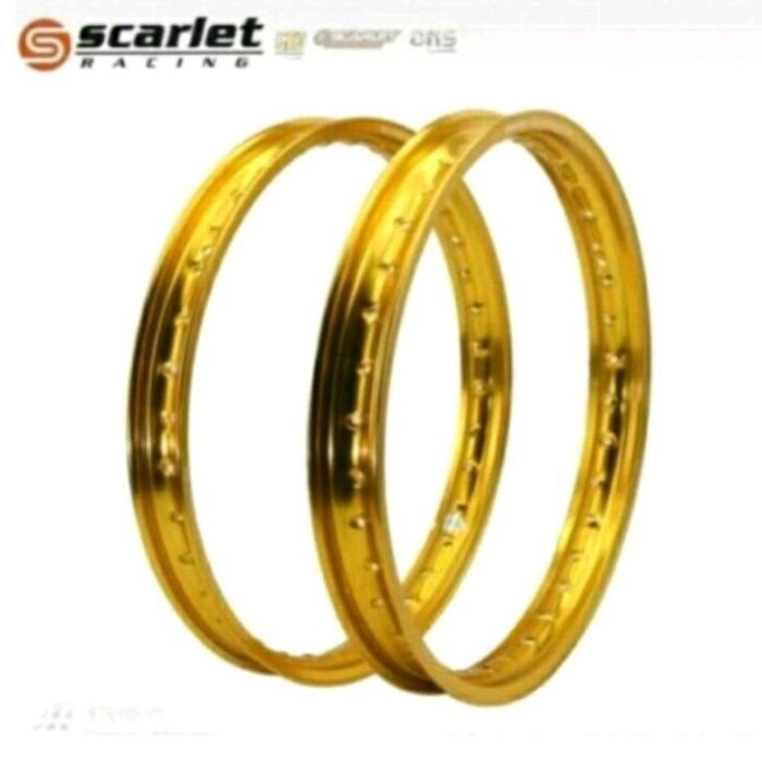 VELG MOTOR 1SET DPN BLKG 140/160/185/215 RING 17 VELG PELEK VELEK ALOY ALUMINIUM 1SET ORIGINAL