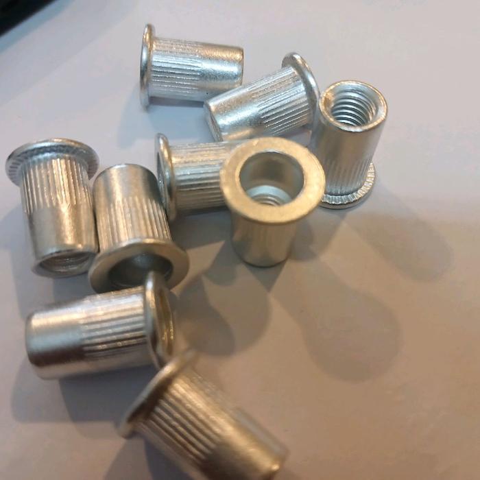 Nut Rivet M10 Aluminium.Mur Rivet Nut M10 Aluminium.M10 Isi 100 Pcs