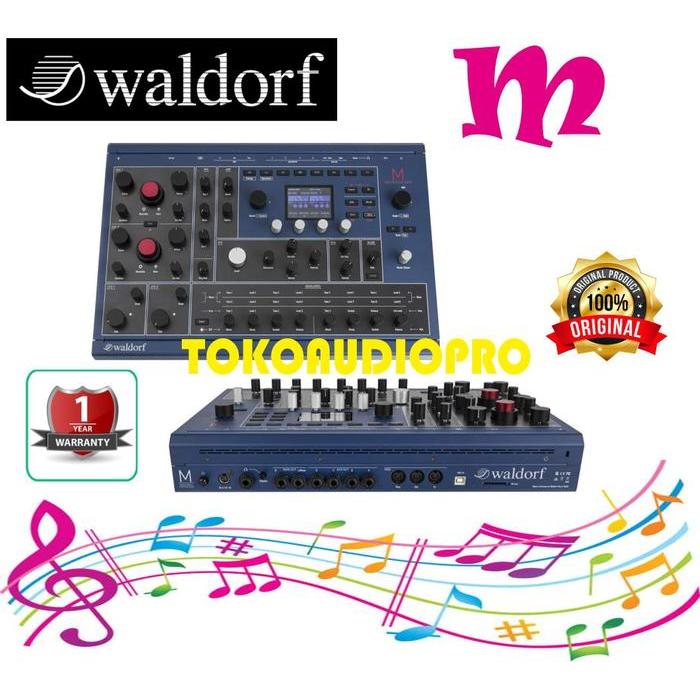Synthesizer Waldorf M Wavetable Desktop Synthesizer Co
