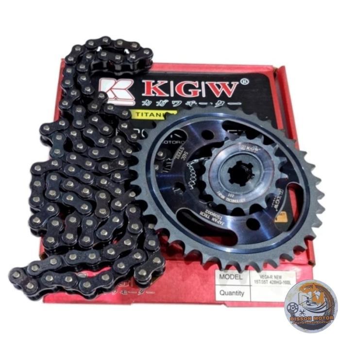 Gir Paket Vega Zr New (15T/40T) 428Hg-108L Gir Set Yamaha Vega Zr New