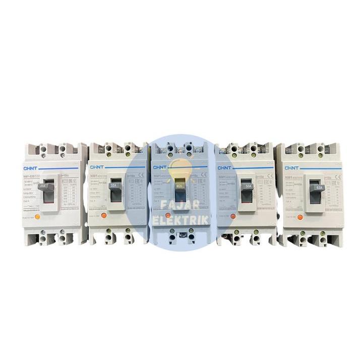 Mccb 3 Pole Chint 25A 32A 40A 50A 63A